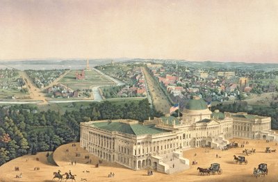 Vista di Washington, pub. da E. Sachse und Co., 1852 da Edward Sachse